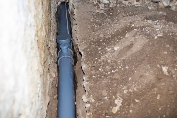 Drain Line Installation in Pflugerville