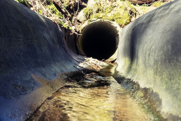 Drainage Swale Installation in Pflugerville